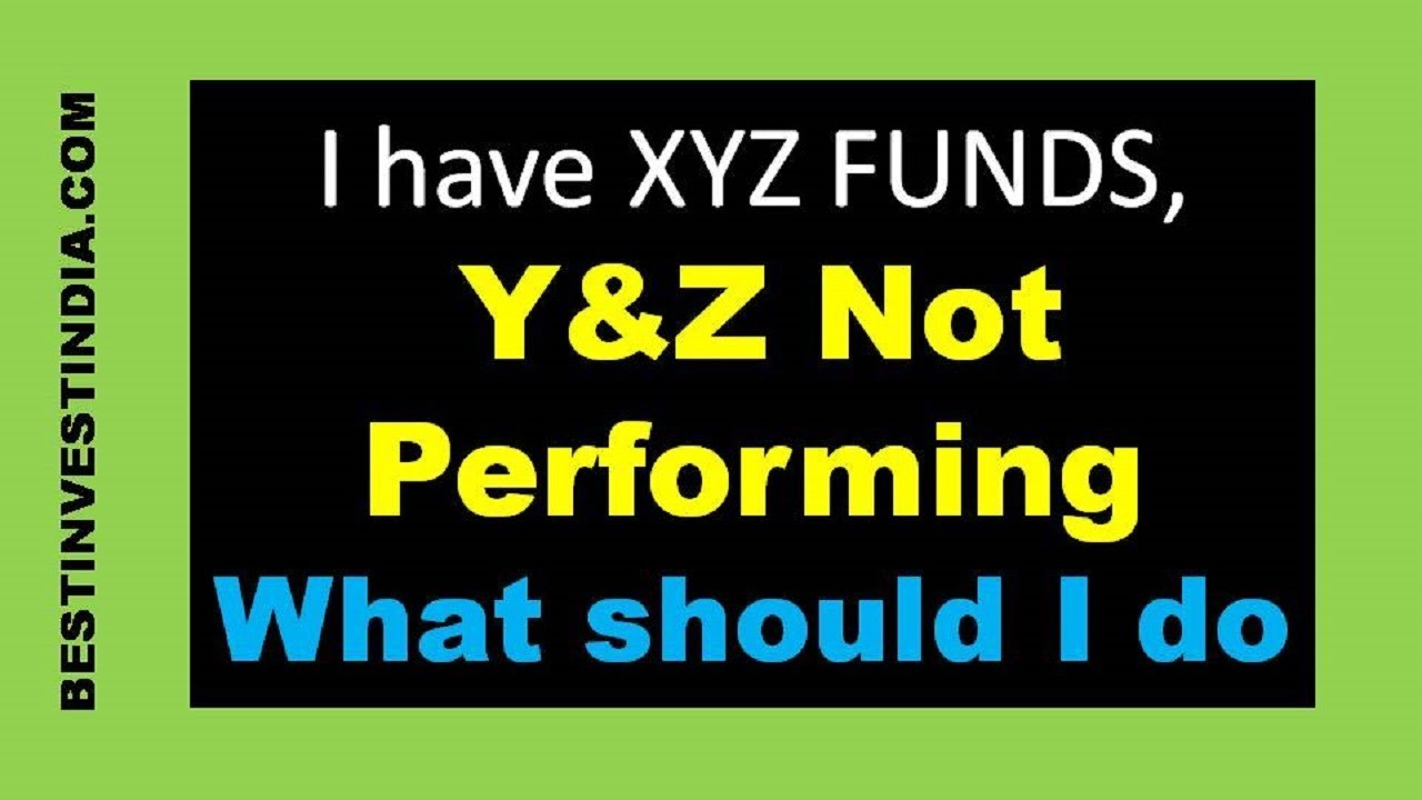 Mutual Funds - What should you do when MF not doing well - YouTube
