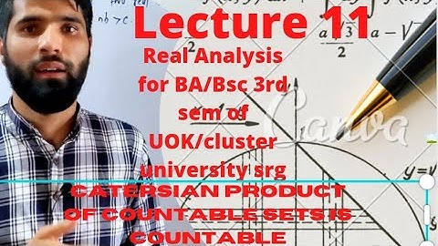 Cartesian product of countable sets , Q is countable#GP---Lec.11
