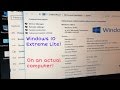 Installing Windows 10 Extreme Lite V2.1 by Bob Pony!