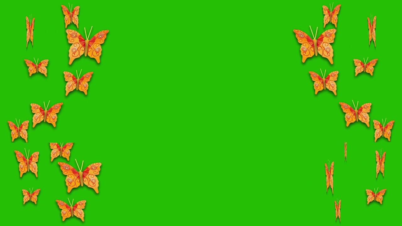 BUTTERFLIES OVERLAY FREE GREEN SCREEN HD FREE DOWNLOAD YouTube