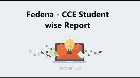 Fedena - CCE Student wise Report