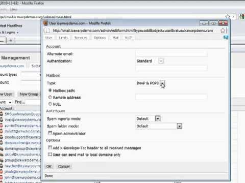 IceWarp Server 10.2 - Basic User Account Creation and Management