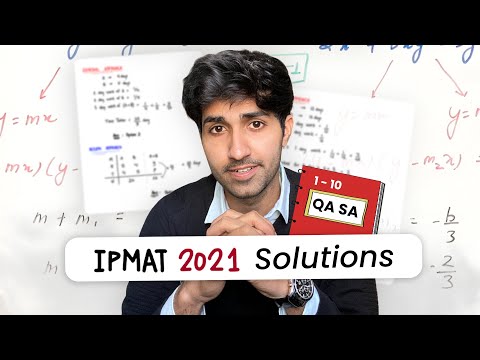 IPMAT Indore 2021 Answer Key (SA 1 to 10) | Strategy + Solution