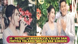 10 Potret Lamaran Via Vallen dan Chevra Yolandi, Megah Bak Konser || #Shorts