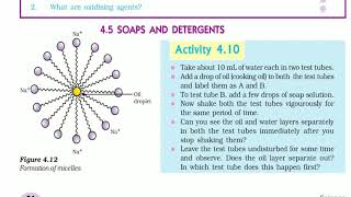 Carbon and its compounds - Soaps and detergents - class 10 science NCERT line by line explanation screenshot 3