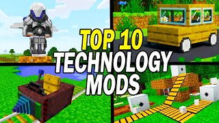Top 10 Minecraft Technology Mods 2022 (Factory, Energy, Processing & Transport)