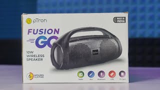Ptron Fusion Go Bluetooth Speaker | UNBOXING REVIEW SOUND TEST | 10w |6 Hours Play Time | Only 500rs