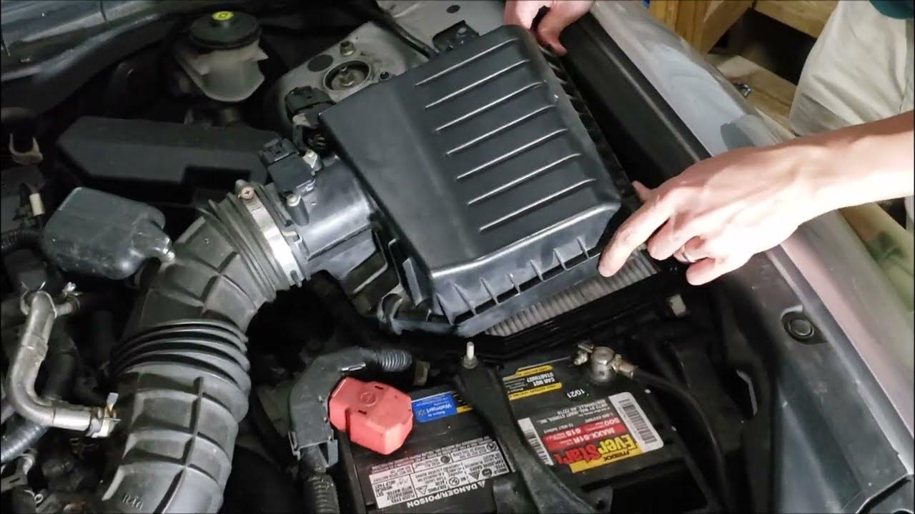 2010 Honda Accord 2.4L Air Filter Replacement - YouTube