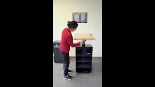 Bravour Height Adjustable Lectern Notulus - Acrylicmetal