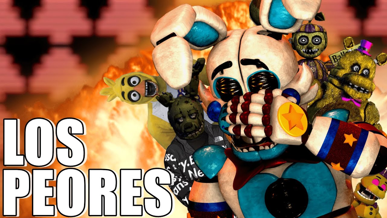 Los PEORES Fangames de Five Nights at Freddy's (La saga completa)