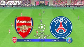 FC 24 | Arsenal vs PSG - UCL UEFA Champions League Final - PS5™ Gameplay