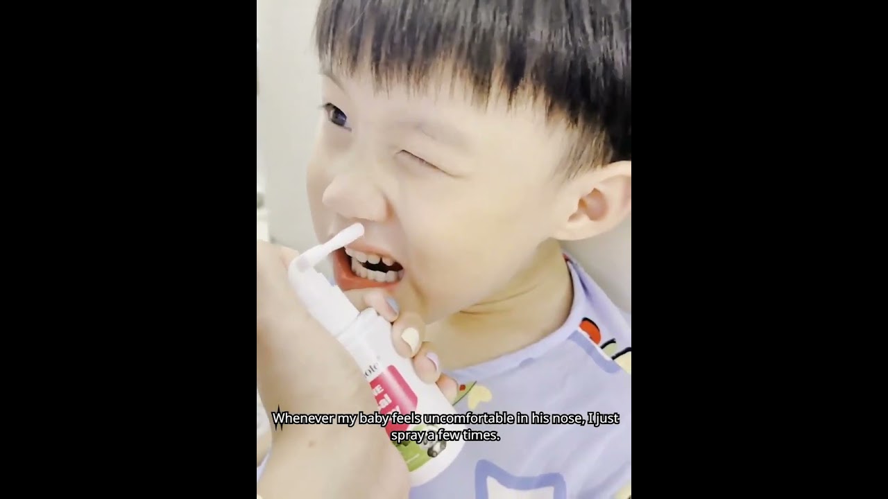 60ml Refreshing Relaxing CleaNote Saline Mint Nasal Spray For Children