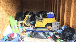 So I bought a golf cart at the storage auction today