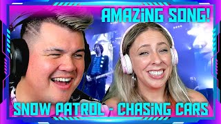 First Time Reaction to Snow Patrol -Chasing Cars (Live V fest 2009) | THE WOLF HUNTERZ Jon and Dolly