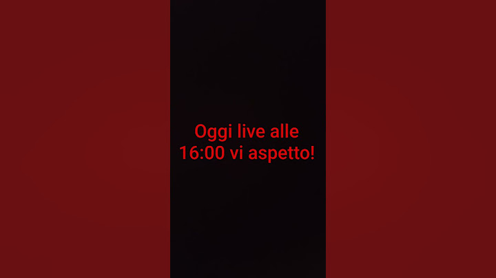vi aspetto #live