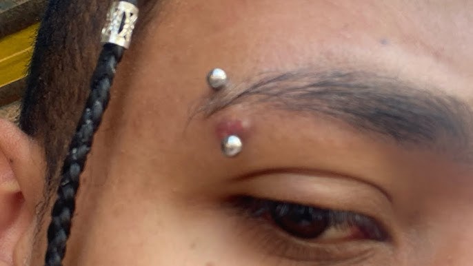 PIERCING NA SOBRANCELHA + CUIDADOS E CICATRIZAÇÃO ✨ 