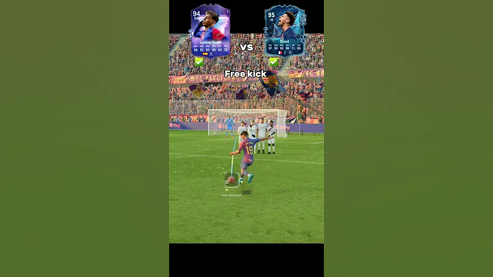 Lamine Yamal vs Desire Doué Challenge in FC 25 #fifa #eafc #fc25 #eafc25 #football #shorts