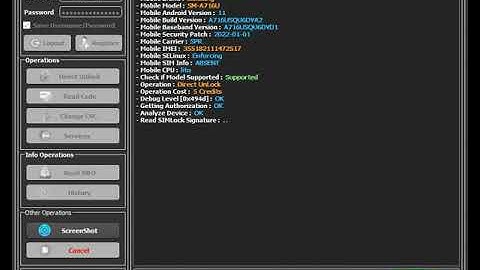 Direct UnLock Galaxy A71 5G SM-A716U Sprint by KEY-Tool ✔️