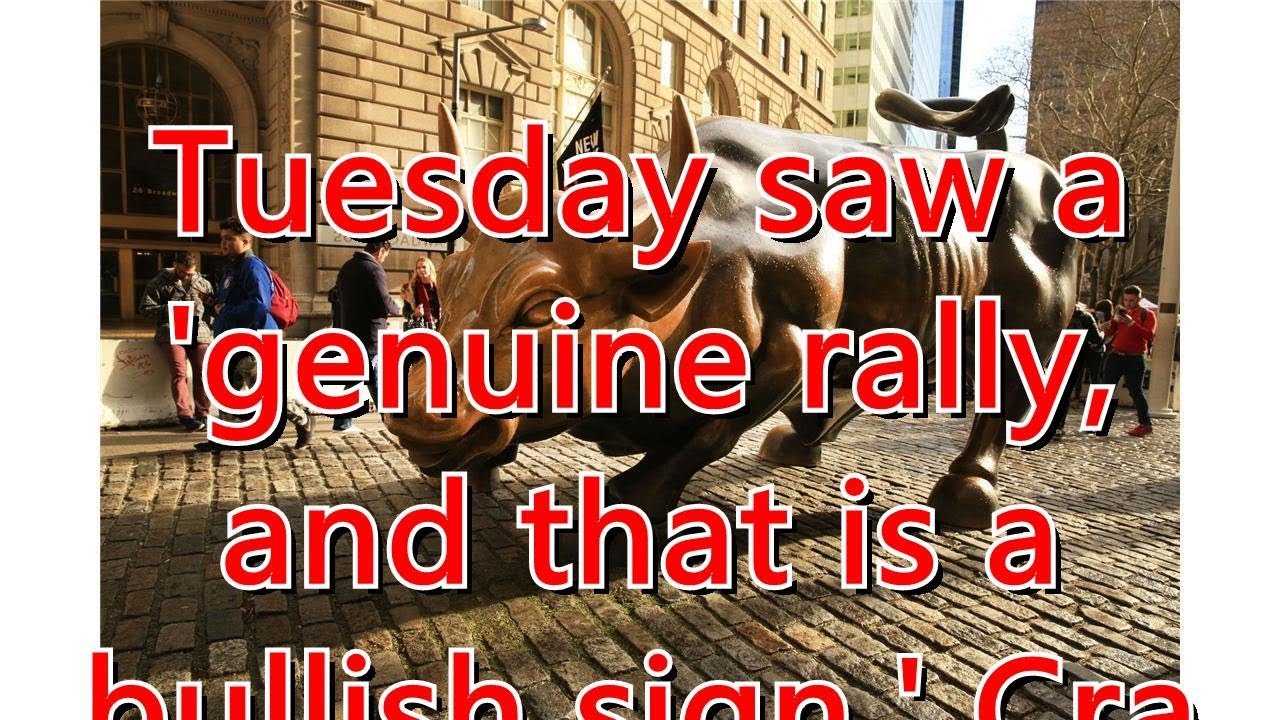 ⁣Tuesday saw a 'genuine rally, and that is a bullish sign,' Cramer says