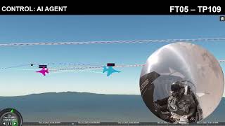 X-62A AI Controlled Dogfight Footage • DARPA Air Combat Evolution (ACE)