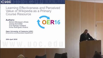 Learning Effectiveness and Perceived Value of Wikipedia as a Primary Course Resource