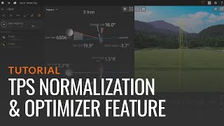 How to use the TPS normalization & optimizer feature - Trackman screenshot 3