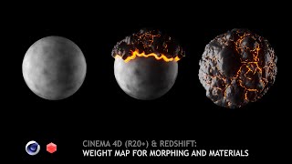 [PREVIEW] Cinema 4D - Vertex Map and Redshift