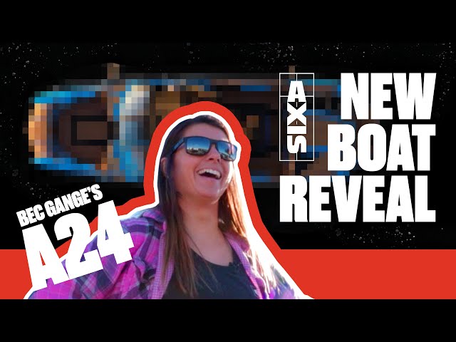 Bec Gange's NEW 2023 Axis Wakeboat Reveal & FIRST RIDE - YouTube