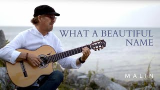 Video thumbnail of "What a Beautiful Name (Instrumental Cover) - Malin"