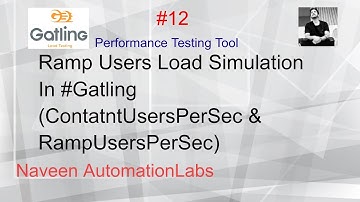#12 - #Gatling - Ramp Users Load Simulation | ConstantUsersPerSec | RampUsersPerSec