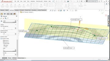 solidworks Surface Tutorial 7: How to use  Freeform Tool