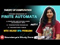 Finite Automata | Symbols in FA, Transition Diagram, Transition Table | DFA Problems Explained.