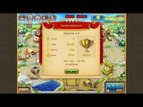 Видео: Farm Frenzy Ancient Rome Chapter 1-8 only GOLD Веселая ферма Древний Рим Глава 1-8 Золото
