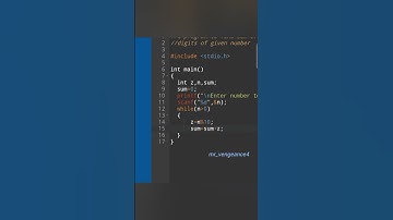 How to find sum of digits of given number in C language #coding #programming #c #computer #tech #num
