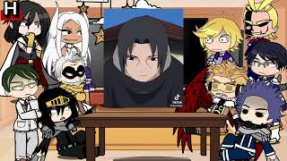 𝙋𝙧𝙤 𝙝𝙚𝙧𝙤𝙚𝙨 𝙧𝙚𝙖𝙘𝙩 𝙩𝙤 Itachi Naruto Shippuden Sasuke Mha Bnha Deku Gacha Life