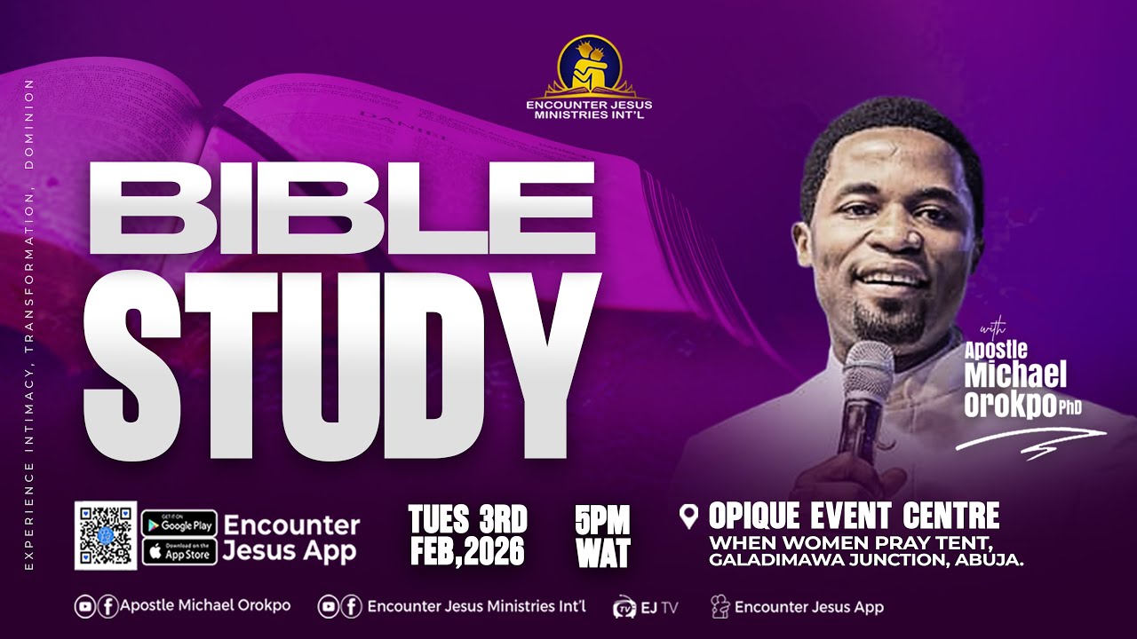 ⁣PROTOCOL FOR MANIFESTING THE SUPERNATURAL || 03.02.2026 || APOSTLE MICHAEL OROKPO Ph.D