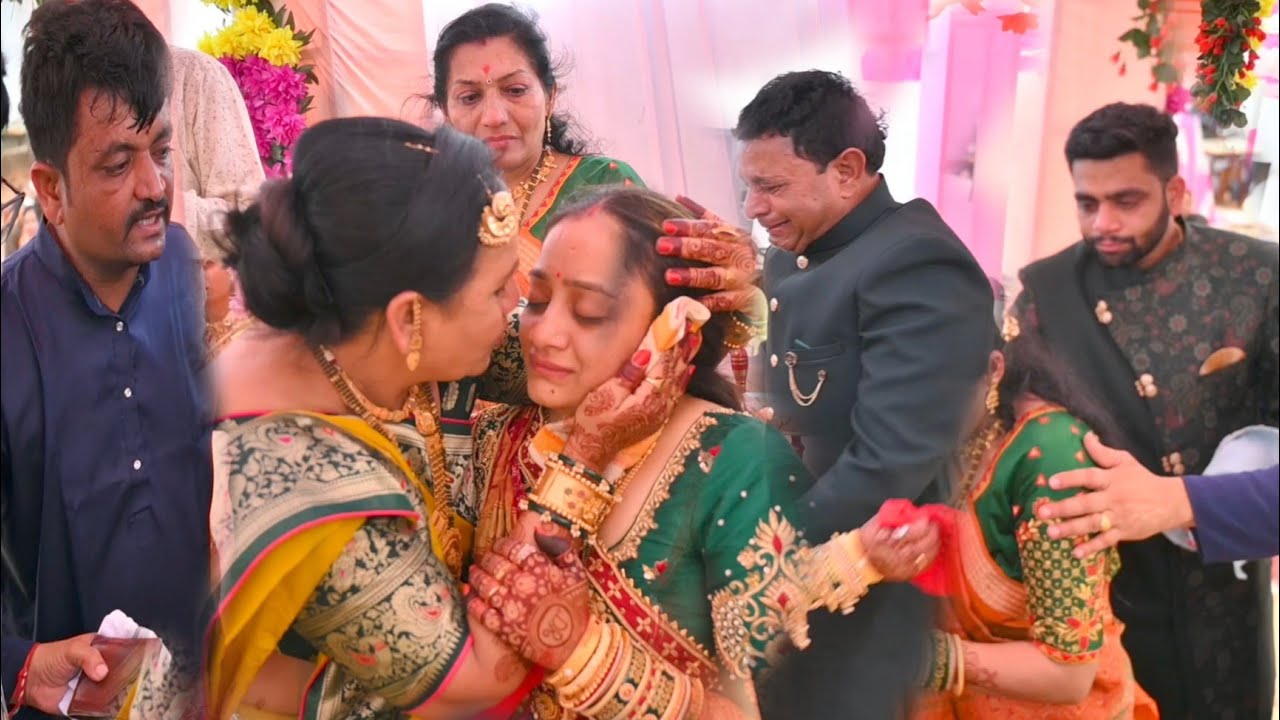 મારી લાડકવાઈ દીકરી દ્રષ્ટિની વસમી વિદાય,કેમ પિયર ને છોડાય ભાગ:૪.mari ladkvae dikrini viday bhag:4