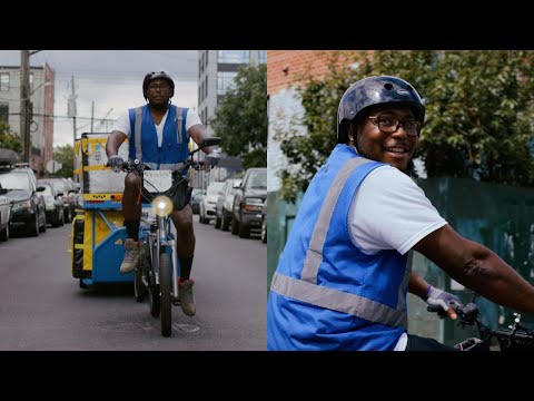 Watch how Amazon packages delivers on e-bikes to customers in New York City