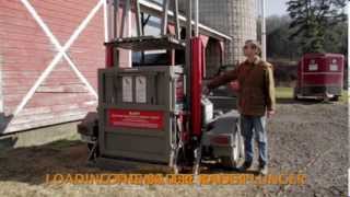 6. Using a BigFoot BF300 Baler to Compact Agricultural Plastics for Recycling (Loading)