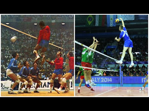 Volleyball 1980s VS Volleyball 2019 (HD)