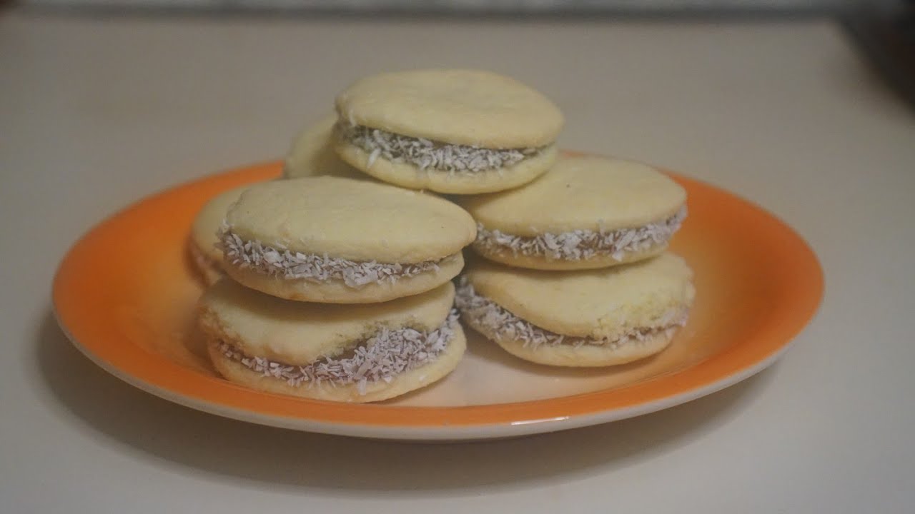 Como hacer ALFAJORES de maicena sincon dulce de leche!