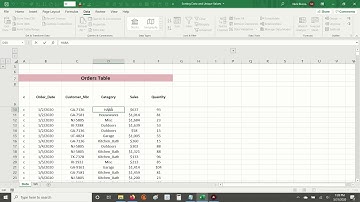 Excel - How to Sort Data and Extract Unique Values