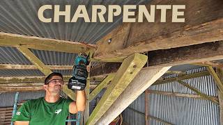 La charpente bois à réparer - 2026