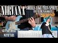 Nirvana  smells like teen spirit  live at the paramount  guitar cover wtabs