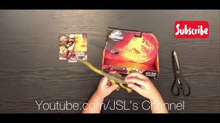 Jurassic World Unboxing ( Savage Strike Velociraptor And Snap Squad Carnotauraus )