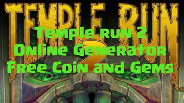 Temple Run 2 Hack 2018 - Temple Run 2 Free Coins and Gems - Temple Run 2 Online Generator