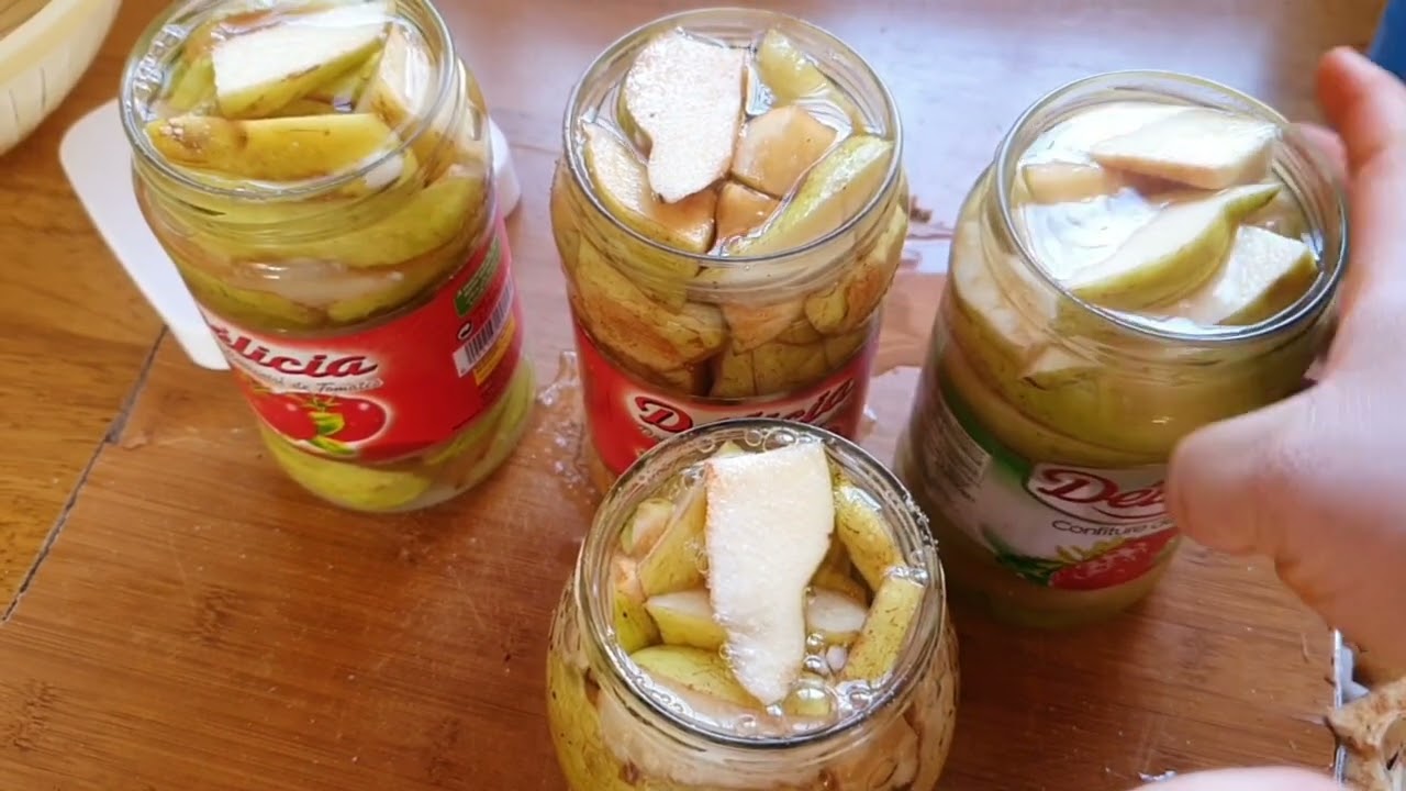 كيفية تعليب السفرجل يبقى ليك طول العام، الطريقة كلها فالفيديو🍏