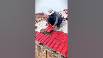 Roof tile installation.  #shorts #roof #roofer #roofing #roofershelper #tileroof