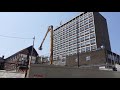 Demolition of Brighton City & Technical College, Brighton, East Sussex, UK (21 July 2021)