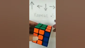 اسرع واسهل طريقة لحل مكعب روبيك 